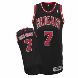 Mens Adidas Chicago Bulls #7 Michael Carter-Williams Authentic Black Alternate NBA Jersey