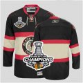 nhl jerseys chicago blackhawks blank black third edition[2013 Stanley cup champions]