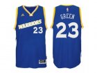 Mens Golden State Warriors #23 Draymond Green 2016-17 Crossover Alternate Blue New Swingman Jersey