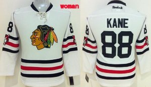 Women NHL Chicago Blackhawks #88 Patrick Kane classic white jerseys