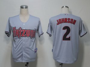 mlb arizona diamondbacks #2 johnson grey[cool base]