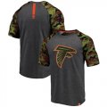 Atlanta Falcons Heathered Gray Camo NFL Pro Line by Fanatics Branded T-Shirt