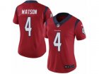 Women Nike Houston Texans #4 Deshaun Watson Vapor Untouchable Limited Red Alternate NFL Jersey
