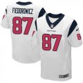 Nike Houston Texans #87 C.J. Fiedorowicz white jerseys(Elite)