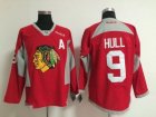 NHL chicago blackhawks #9 Bobby Hull red jerseys