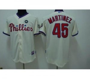 mlb philadelphia phillies #45 martinez 09world series&hk patch c