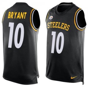 Nike Pittsburgh Steelers #10 Martavis Bryant Black Team Color Men Stitched NFL Limited Tank Top Jersey