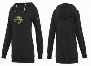 Women Jacksonville Jaguars Logo Pullover Hoodie-044