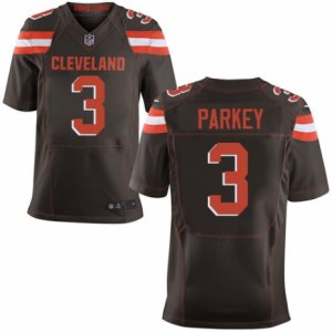 Men\'s Nike Cleveland Browns #3 Cody Parkey Elite Brown Team Color NFL Jersey