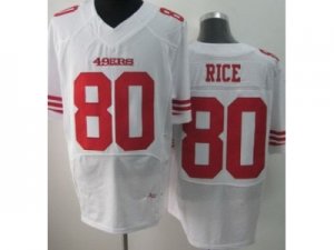 Nike NFL San Francisco 49ers #80 Jerry Rice White Jerseys[Elite]