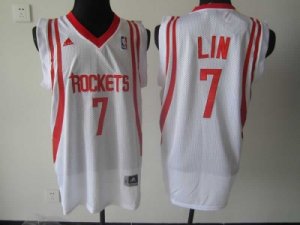 nba houston rockets #7 jeremy lin white