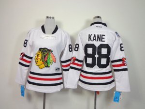 NHL Women chicago blackhawks #88 Patrick Kane white jerseys(2015 new classic)