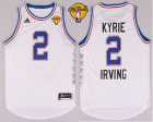 NBA Cleveland Cavaliers #2 Kyrie Irving White 2015 All Star The Finals Patch Stitched Jerseys