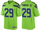 Seattle Seahawks #29 Earl Thomas III Green Color Rush Limited Jersey