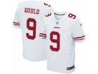 Mens Nike San Francisco 49ers #9 Robbie Gould Elite White NFL Jersey