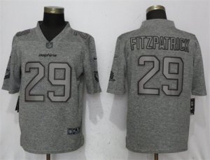 Nike Dolphins #29 Minkah Fitzpatrick Gray Gridiron Gray Vapor Untouchable Limited Jersey