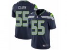 Mens Nike Seattle Seahawks #55 Frank Clark Vapor Untouchable Limited Steel Blue Team Color NFL Jersey