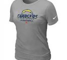 Women San Diego Charger L.Grey T-Shirt