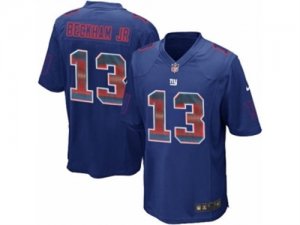 Mens Nike New York Giants #13 Odell Beckham Jr Limited Royal Blue Strobe NFL JerseyMens Nike New York Giants #13 Odell Beckham Jr Limited Royal Blue Strobe NFL Jersey