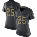 Women's Nike Indianapolis Colts #25 Patrick Robinson Limited Black 2016 Salute to Service NFL Jersey