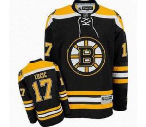 nhl boston bruins #17 lugig black