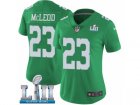 Women Nike Philadelphia Eagles #23 Rodney McLeod Limited Green Rush Vapor Untouchable Super Bowl LII NFL Jersey