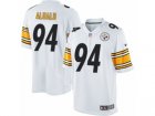 Mens Nike Pittsburgh Steelers #94 Tyson Alualu Limited White NFL Jersey