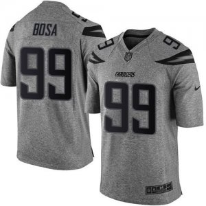 Nike San Diego Chargers #99 Joey Bosa Gray Men Stitched NFL Limited Gridiron Gray Jersey