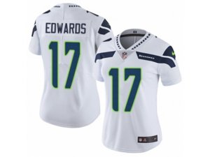 Women Nike Seattle Seahawks #17 Braylon Edwards Vapor Untouchable Limited White NFL Jersey