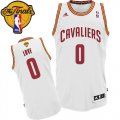 Men's Adidas Cleveland Cavaliers #0 Kevin Love Swingman White Home 2016 The Finals Patch NBA Jersey