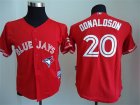 Youth mlb toronto blue jays #20 donaldson Red jerseys