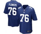 Men's Nike New York Giants #76 Ereck Flowers Game Royal Blue Team Color NFL Jersey