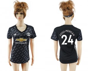 2017-18 Manchester United 24 FOSU MENSAH Away Women Soccer Jersey