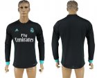 2017-18 Real Madrid Away Long Sleeve Thailand Soccer Jersey