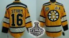 nhl boston bruins #16 sturm yellow[2011 stanley cup]