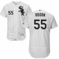 Men's Majestic Chicago White Sox #55 Carlos Rodon White Black Flexbase Authentic Collection MLB Jersey