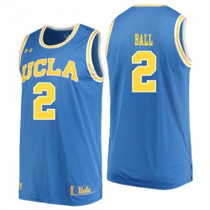 UCLA Bruins #2 Lonzo Ball Blue College Basketball Jersey