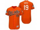 Mens Baltimore Orioles #19 Chris Davis 2017 Spring Training Flex Base Authentic Collection Stitched Baseball Jersey