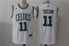 Celtics #11 Jayson Tatum White Swingman Jersey