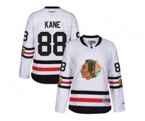 Women Reebok Chicago Blackhawks #88 Patrick Kane 2017 Winter Classic White Stitched NHL Jerse