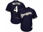 Youth Milwaukee Brewers #4 Paul Molitor Navy blue Cool Base Stitched MLB Jersey