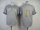 MLB New York Yankees #2 Jeter Grey [number camo]