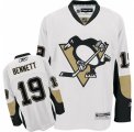 Mens Reebok Pittsburgh Penguins #19 Beau Bennett Authentic White Away NHL Jersey