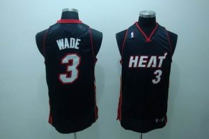 nba miami heat #3 wade regular black