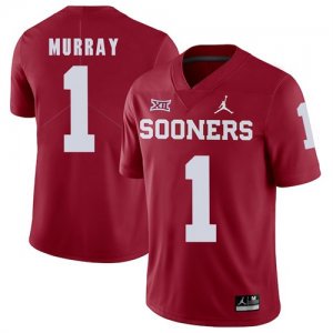 Oklahoma Sooners #1 Kyler Murray Red College Football Jersey