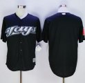 Toronto Blue Jays Blank Black New Cool Base Stitched MLB Jersey