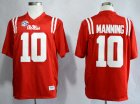 Ole Miss Rebels Eli Manning 10 Jerseys-Red