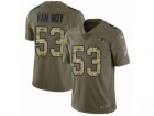 Men Nike New England Patriots #53 Kyle Van Noy Limited Olive Camo 2017 Salute to Service NFL Jersey