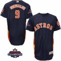 Astros #9 Marwin Gonzalez Navy Blue Flexbase Authentic Collection 2017 World Series Champions Stitched MLB Jersey
