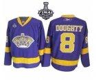 nhl jerseys los angeles kings #8 doughty purple[2014 stanley cup]